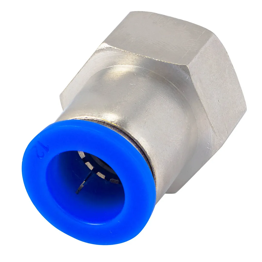 Фитинг для пластиковых трубок 12мм с внутренней резьбой 1/2»