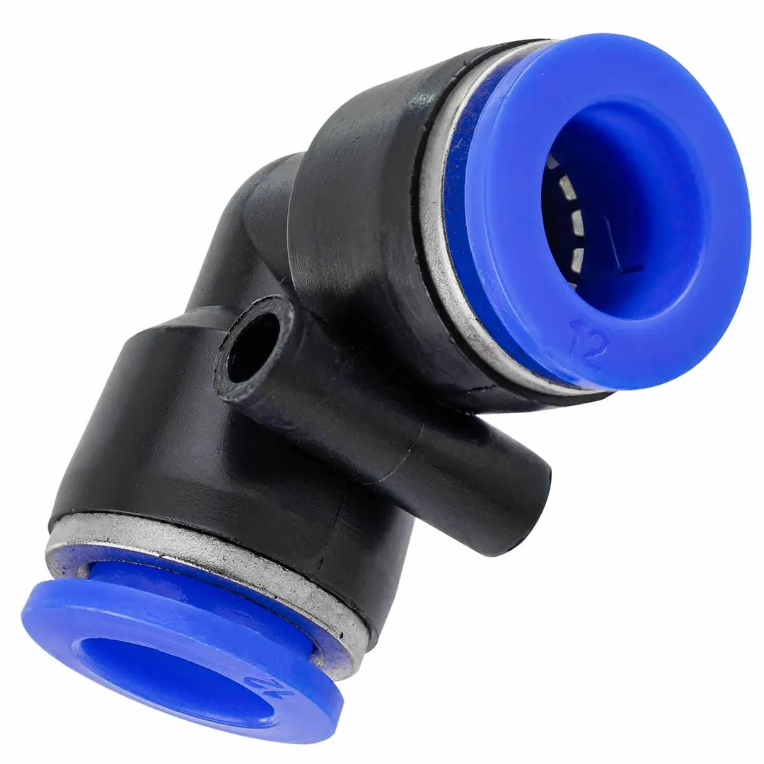 Фитинг угловой для пластиковых трубок 12мм