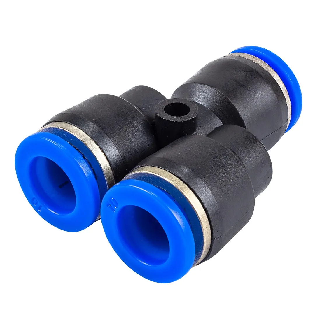 Фитинг Y-образный для пластиковых трубок 10мм