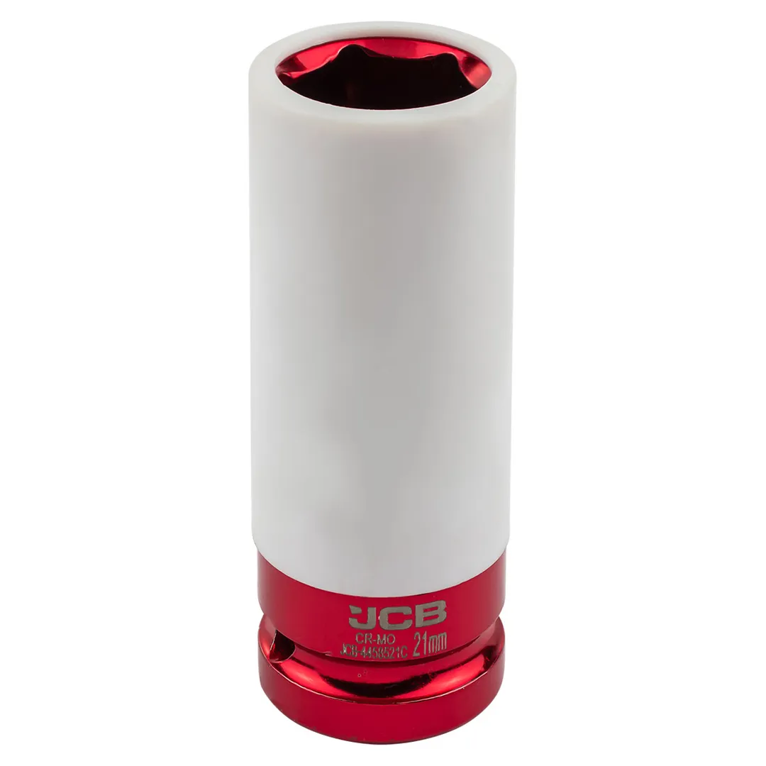 Головка ударная глубокая для литых дисков с защитным кожухом 21мм, 1/2»