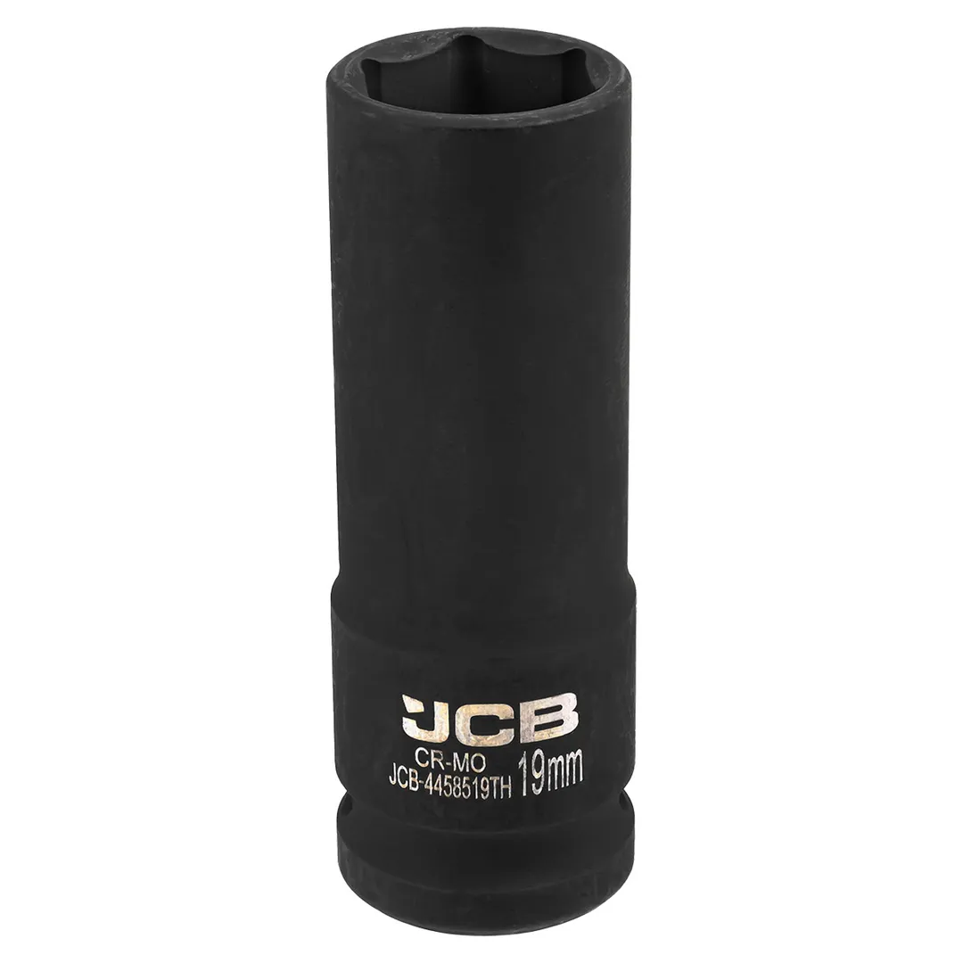 Головка ударная глубокая тонкостенная 19мм (6гр.), 1/2»