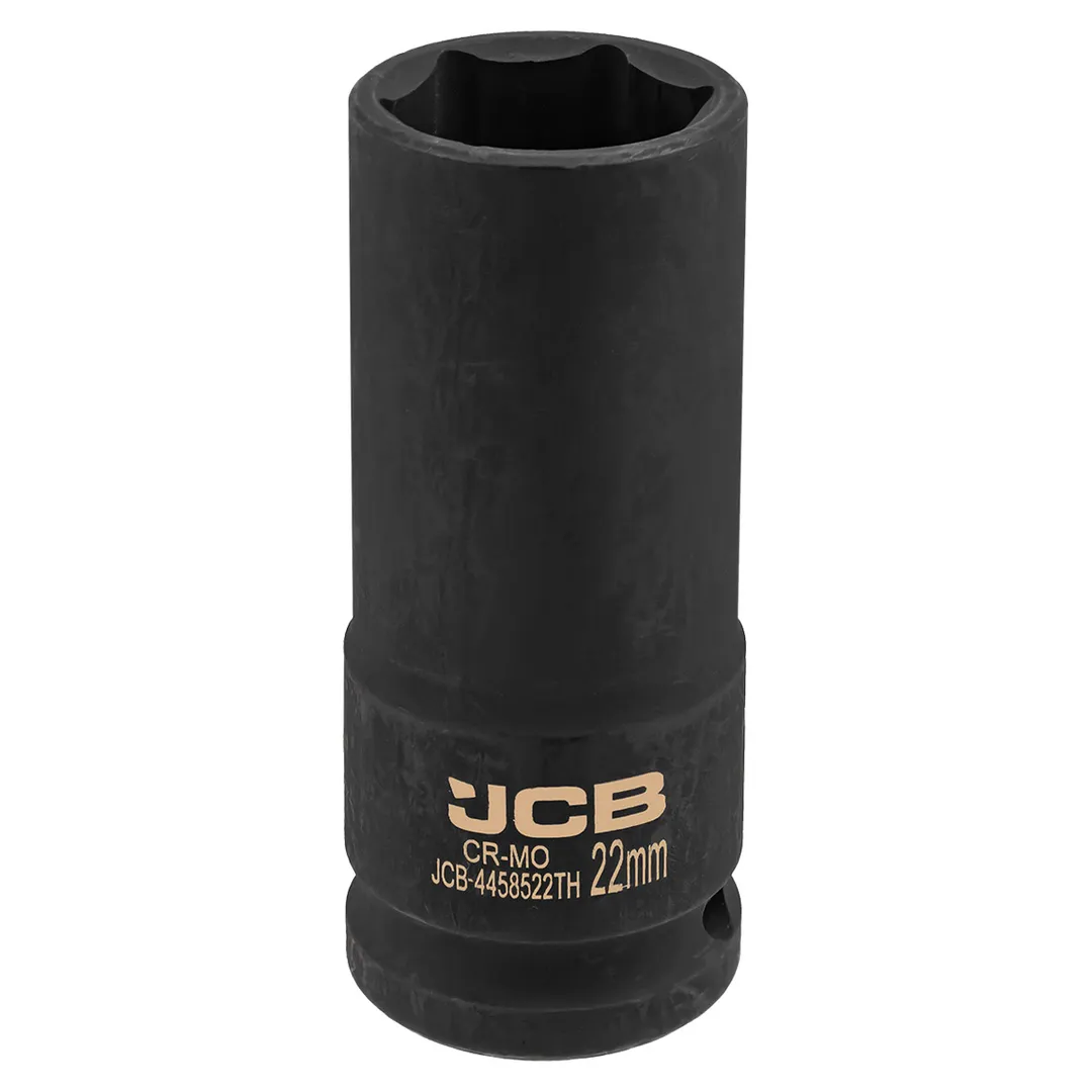 Головка ударная глубокая тонкостенная 22мм (6гр.), 1/2»