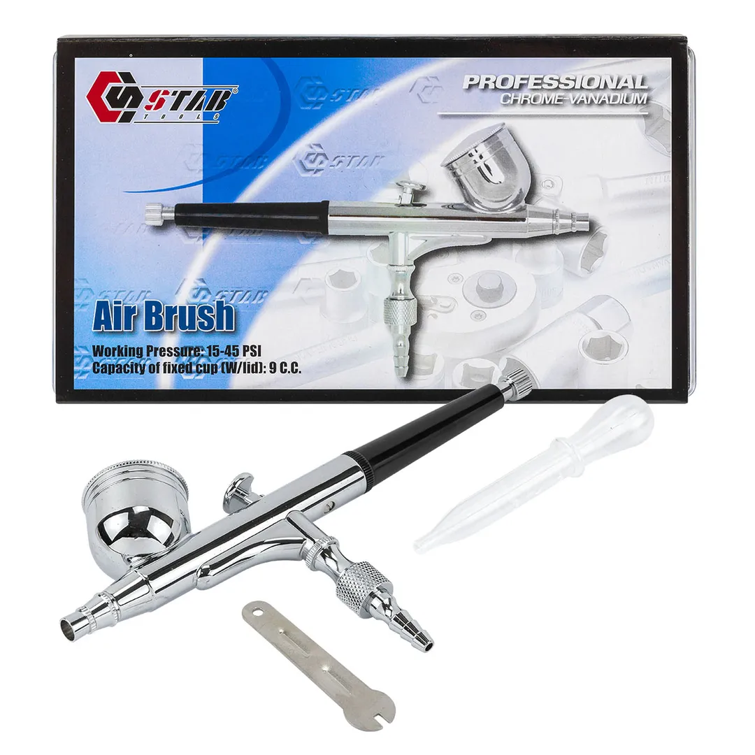 Аэрограф (сопло: 0.3мм, несъемная емкость 6мл)