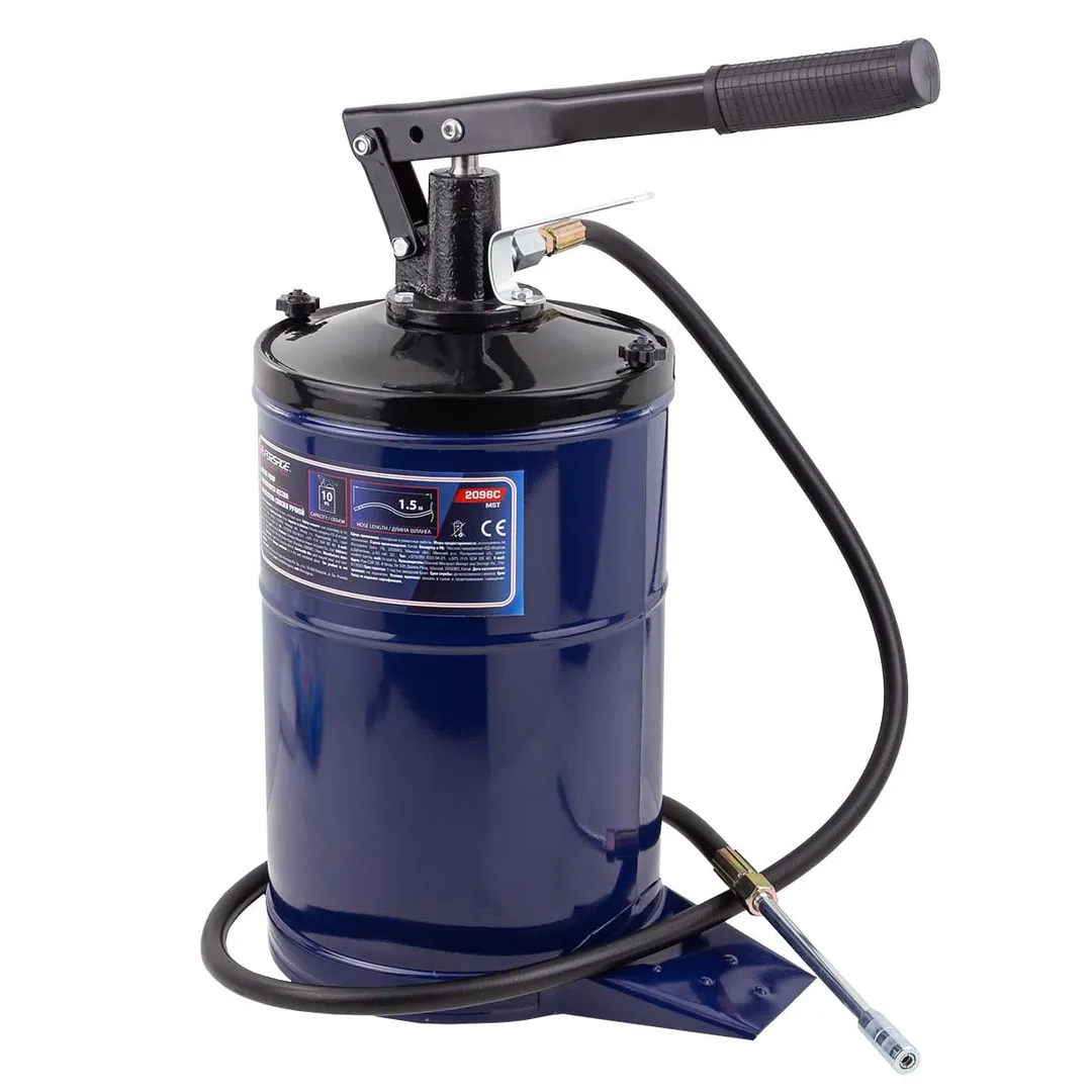 Нагнетатель смазки ручной, 10кг (длина шланга 1.5, внутр.Ø 210мм, внутр. высота 300мм)