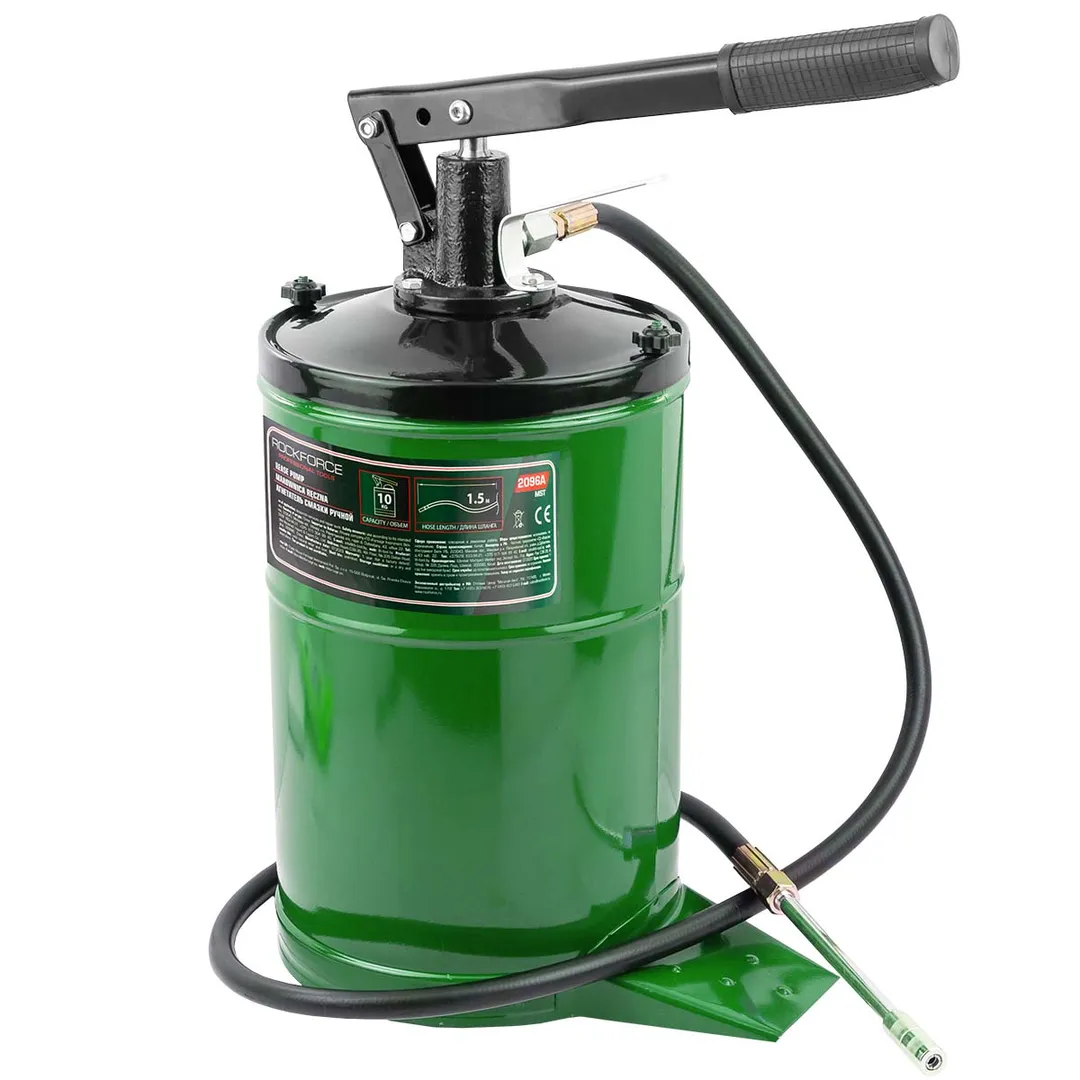 Нагнетатель смазки ручной, 10кг (длина шланга 1.5, внутр.Ø 210мм, внутр. высота 300мм)