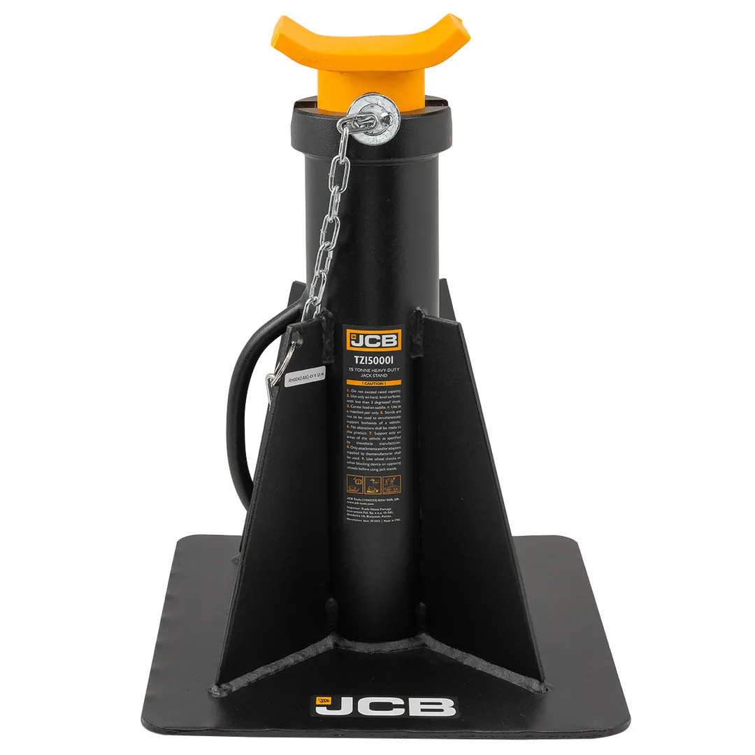 Подставка ремонтная механическая со стопорной опорой 15т (h min 445мм, h max 631мм)