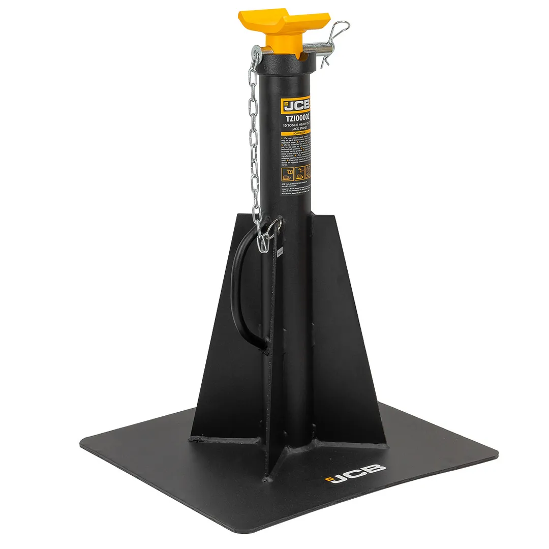 Подставка ремонтная механическая со стопорной опорой 10т (h min 655мм, h max 1087мм)