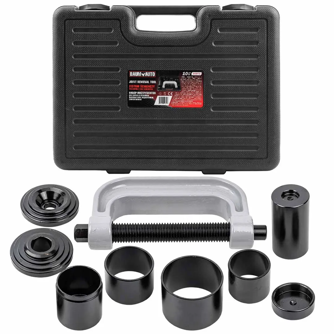 Набор инструментов для снятия и установки шаровых опор, подшипников и сайлентблоков 10пр.