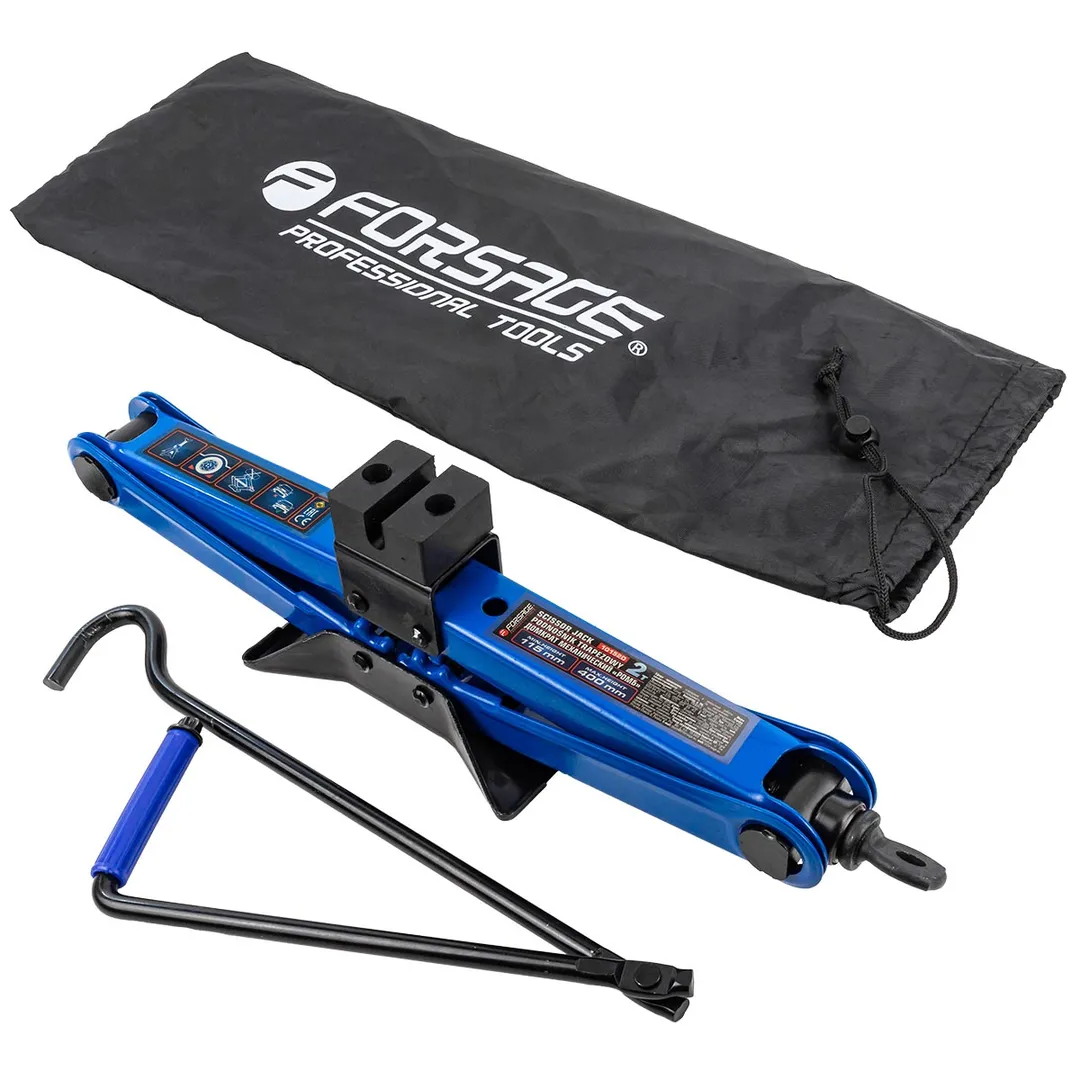 Домкрат механический »ромб»2т (h min 115мм, h max 400мм, L-420мм) в водоотталкивающем чехле