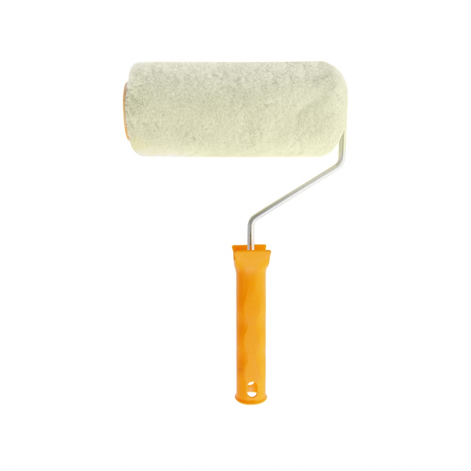 Валик «Фасадные работы»,180 мм, ворс 18 мм, D 48 мм, D ручки — 6 мм, полиакрил,полиэстер Сибртех