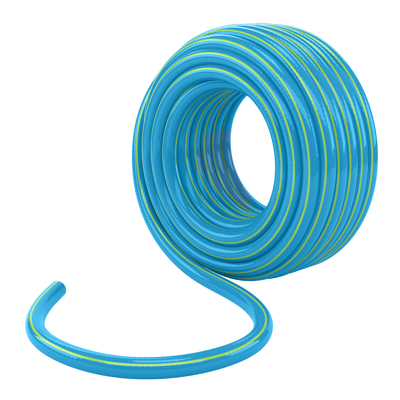 Шланг поливочный армированный 3 слойный ТЭП 1/2», 35 м, лазурный Palisad