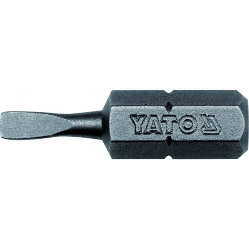 Биты шлицевые SL3х25мм 1/4" S2 (50шт) "Yato"