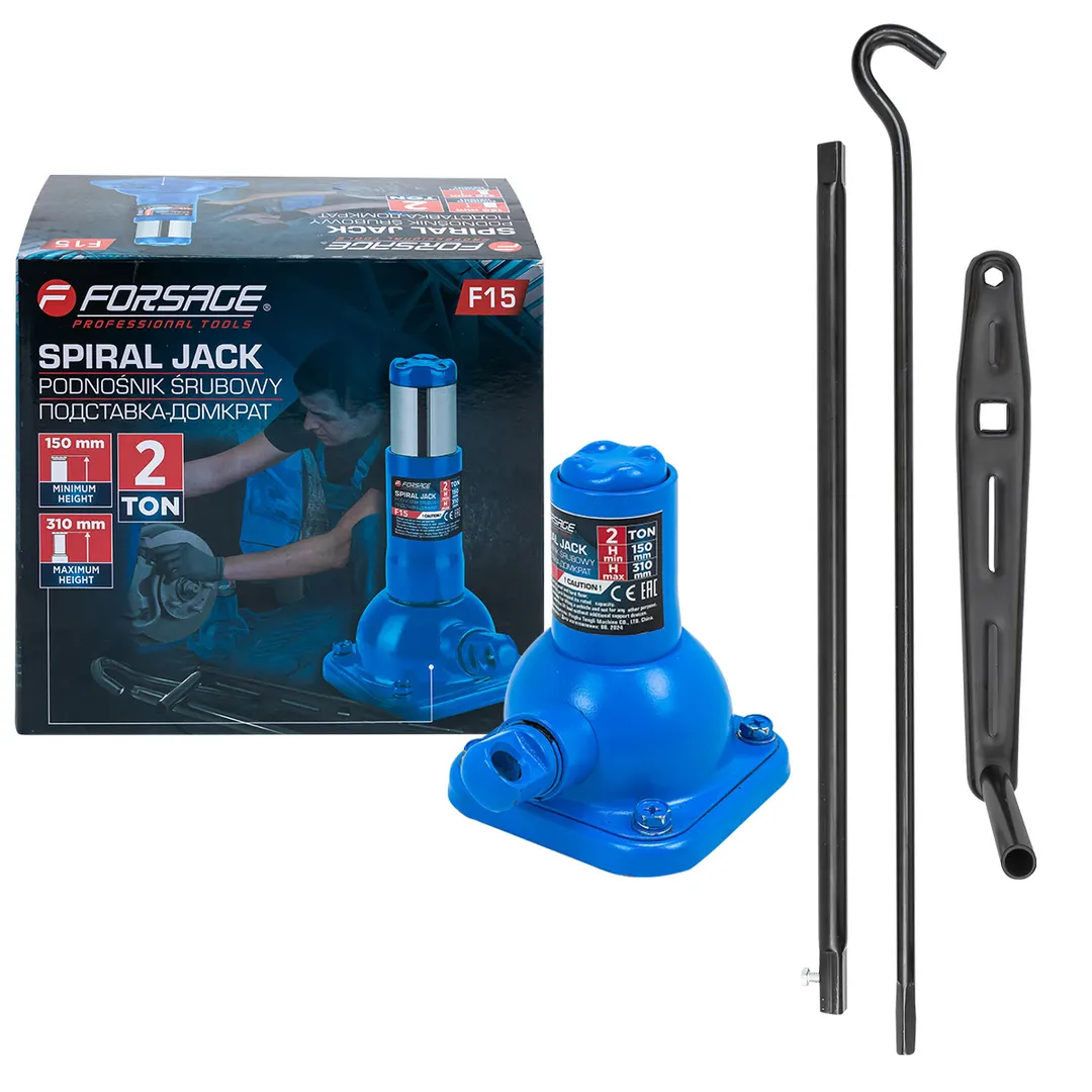 Подставка-домкрат, 2т (h min 150мм, h max 310мм)
