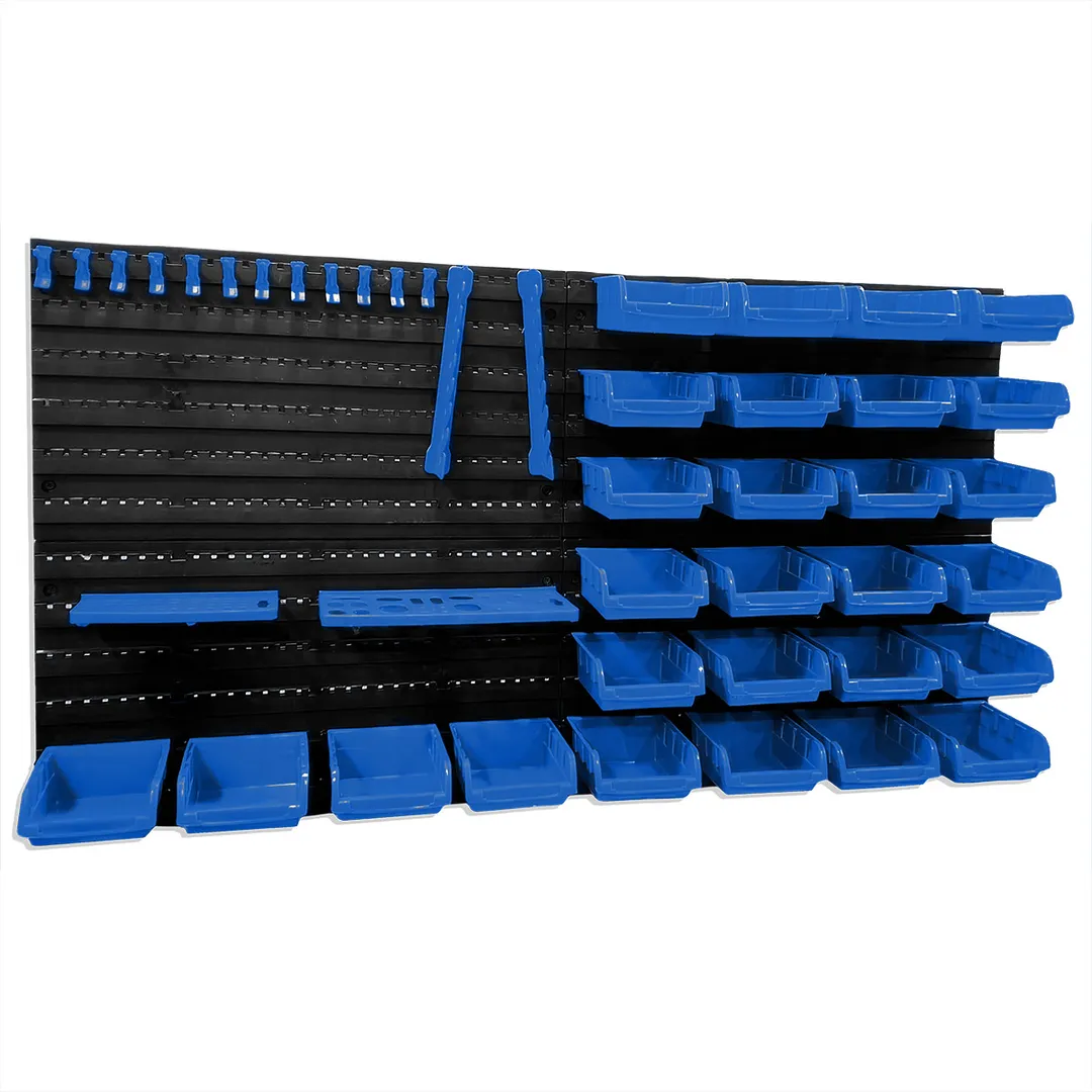 Стеллаж-стенд (28 лотков-100х100х50мм, 4 панели-272х475мм)