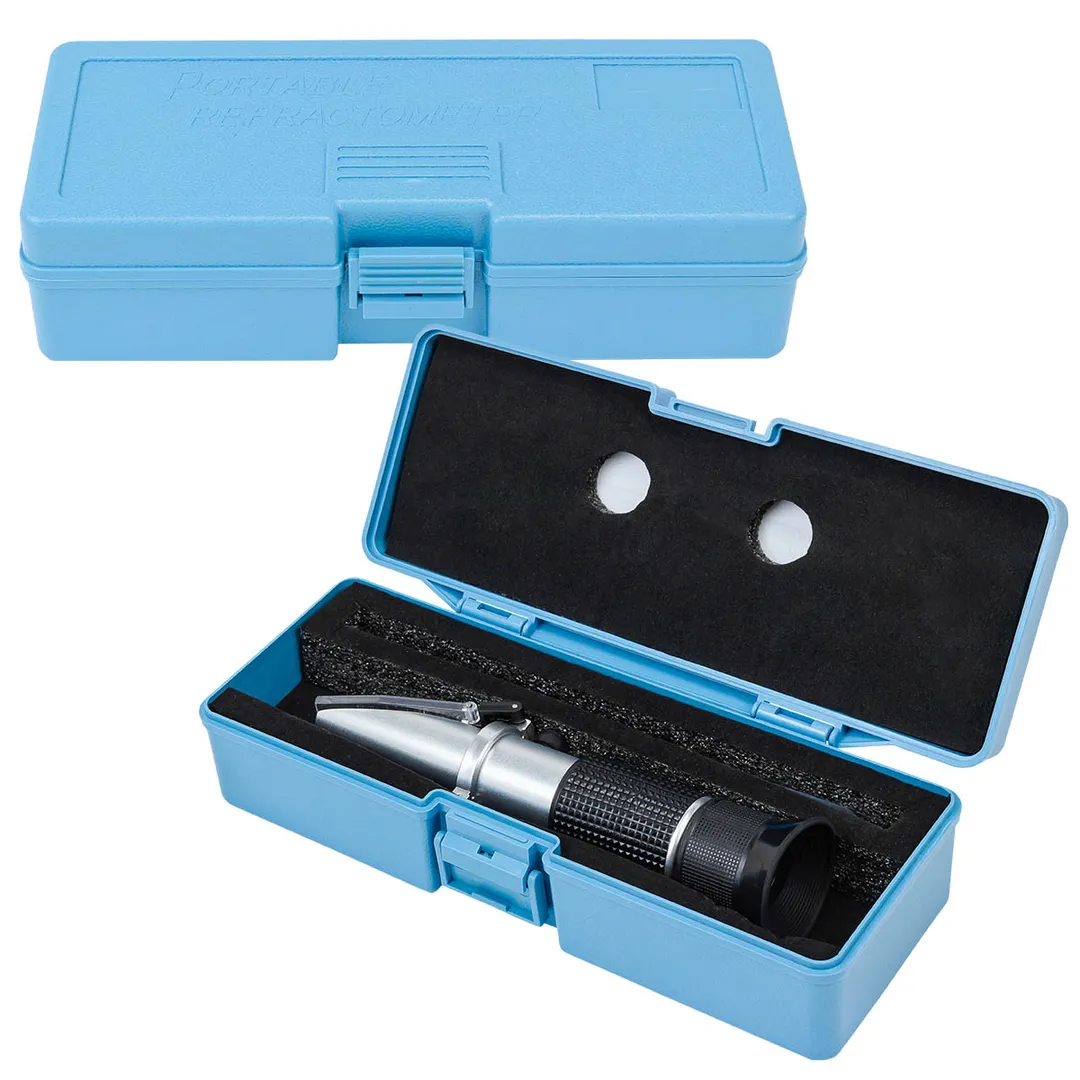 Рефрактометр 3в1(антифриз, электролит, омывающая жидкость), в пластиковом футляре