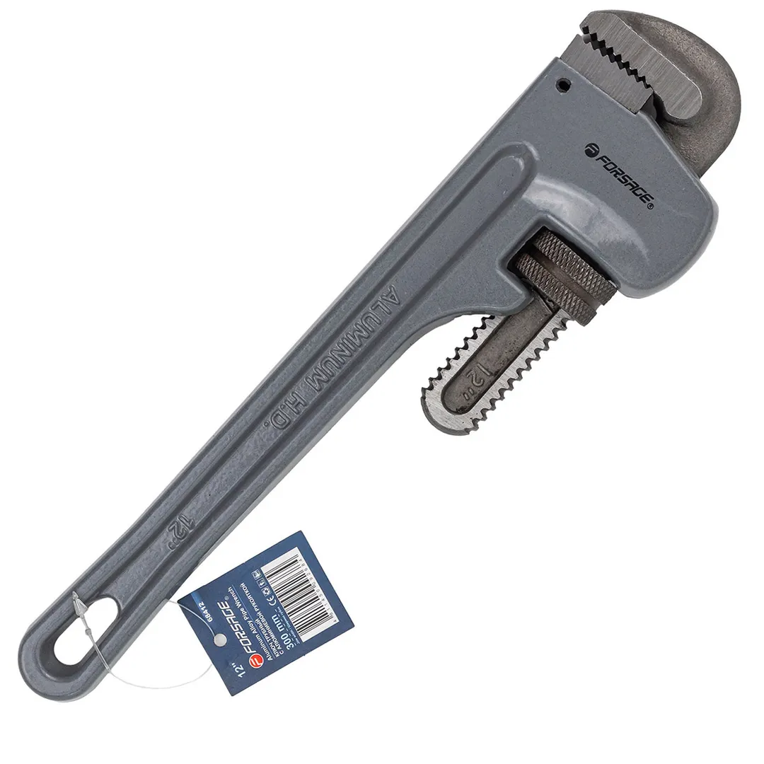 Ключ трубный разводной 12»- 300мм (max Ø захвата 45мм)