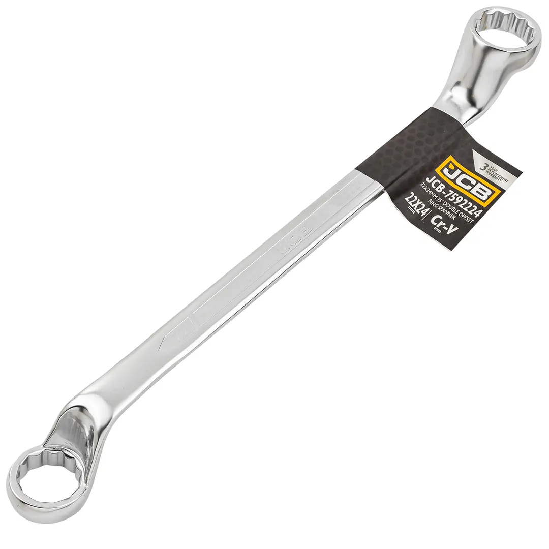 Ключ накидной отогнутый на 75грд. 22х24мм