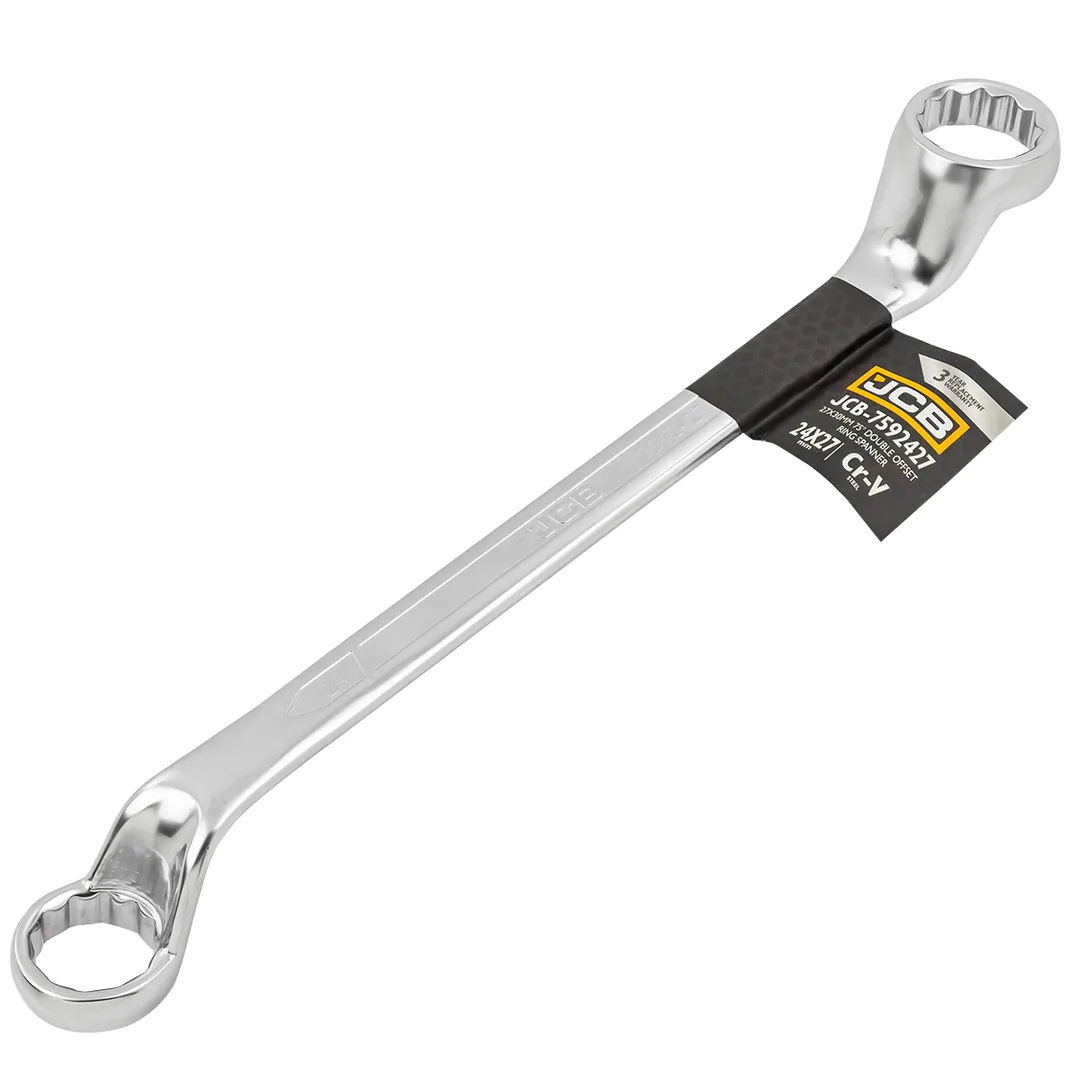 Ключ накидной отогнутый на 75грд. 24х27мм