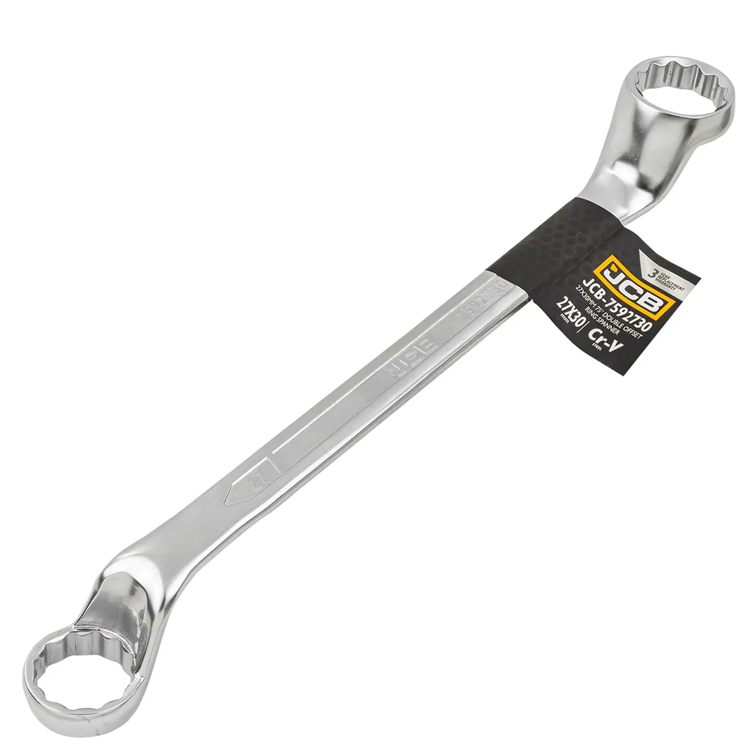 Ключ накидной отогнутый на 75грд. 27х30мм