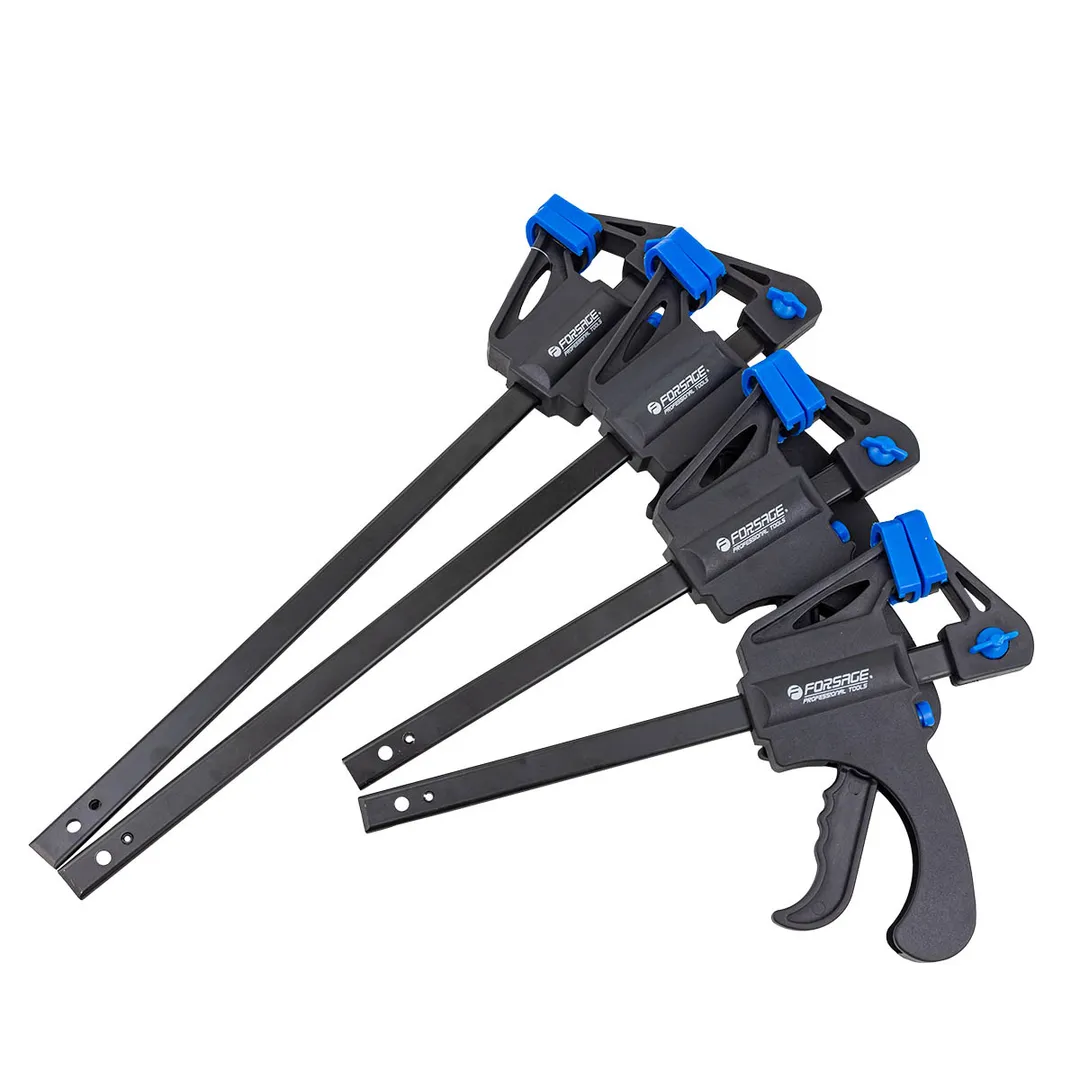 Комплект струбцин быстрозажимных 4 пр. (6»2шт, 12»2шт)