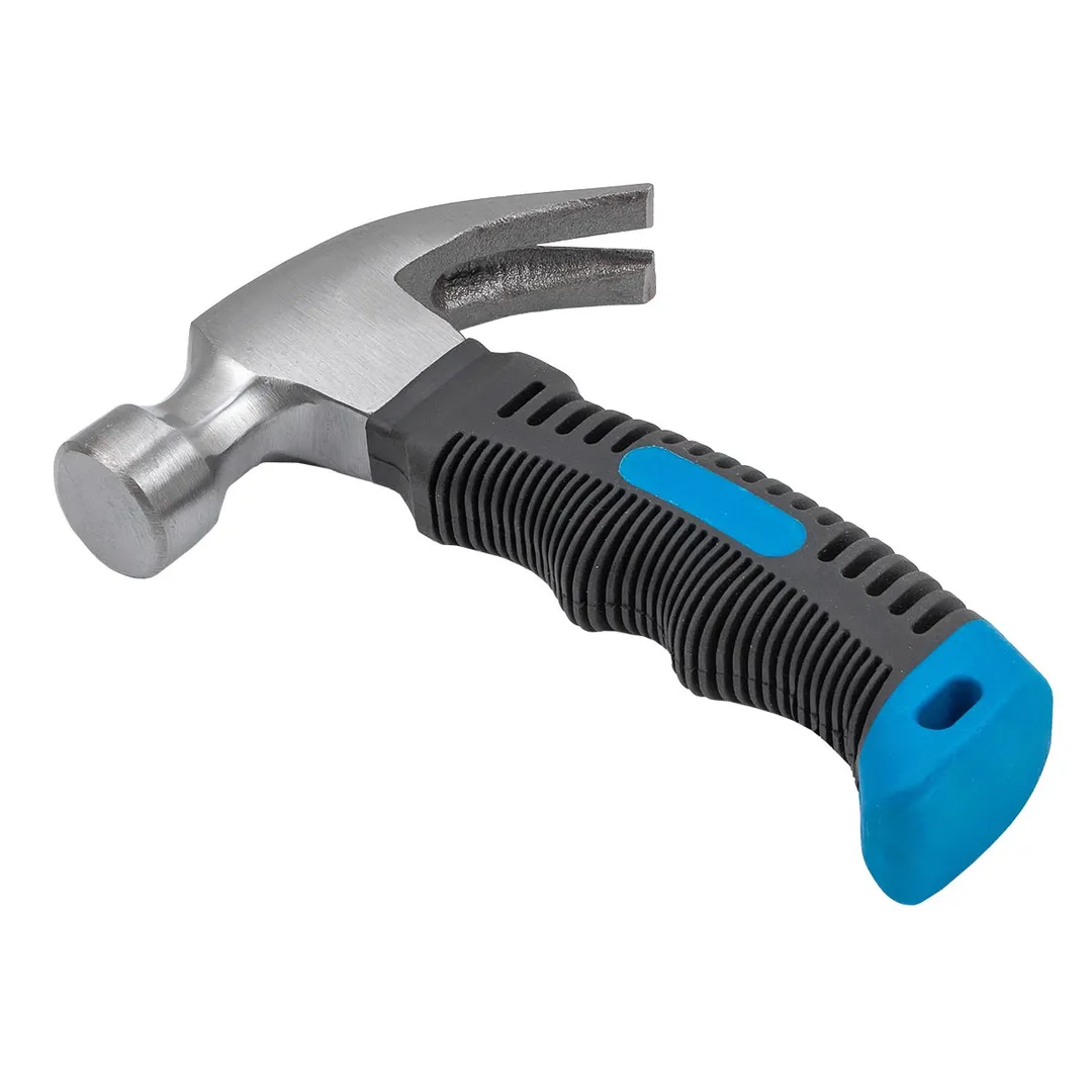 Молоток мини с гвоздодером и эргономичной рукояткой (L-160мм, вес 320г)