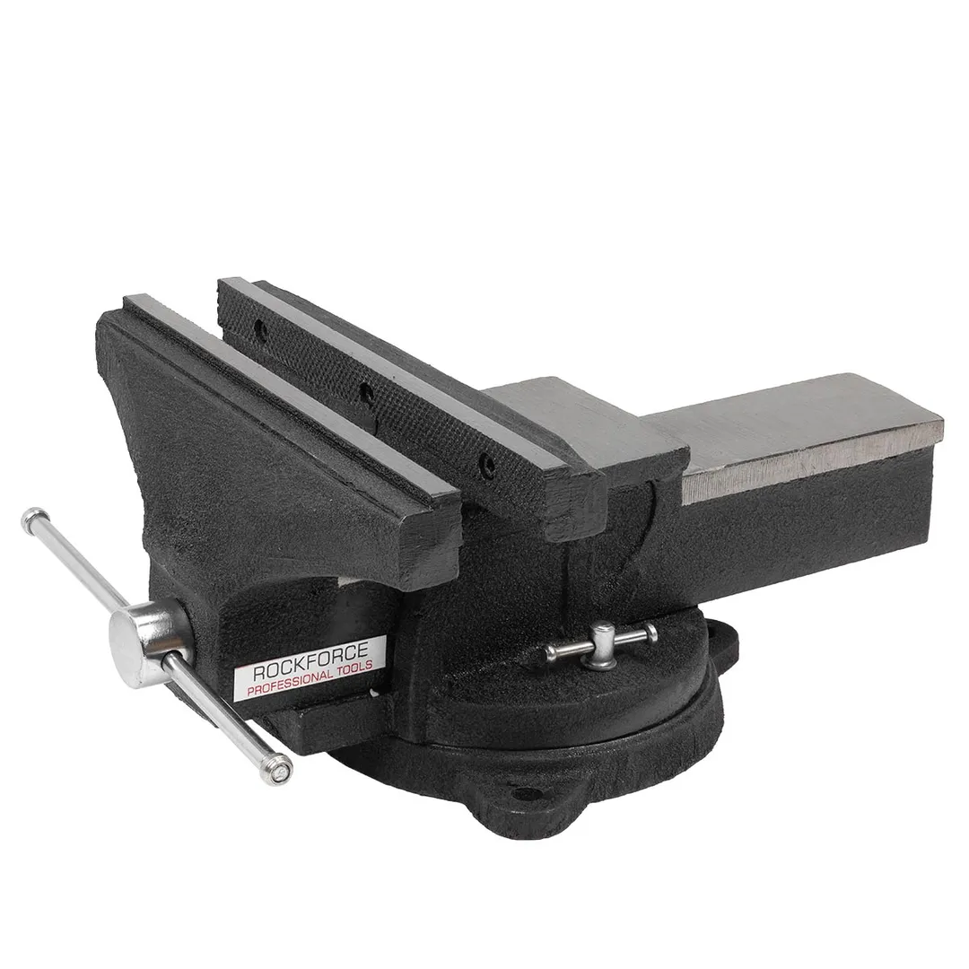 Тиски стальные поворотные с наковальней 10»(250мм)