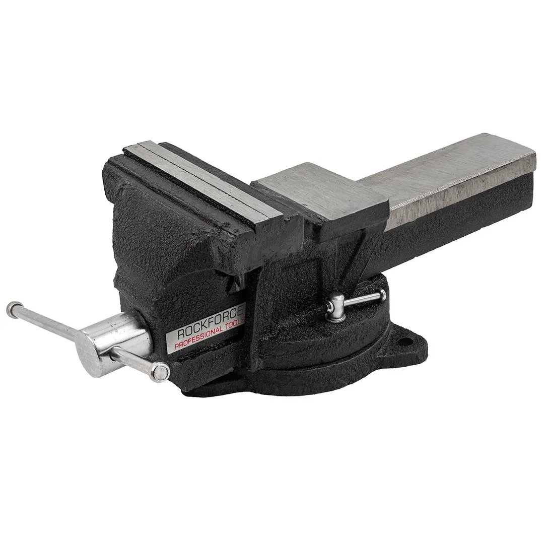Тиски стальные поворотные с наковальней 5»(125мм)
