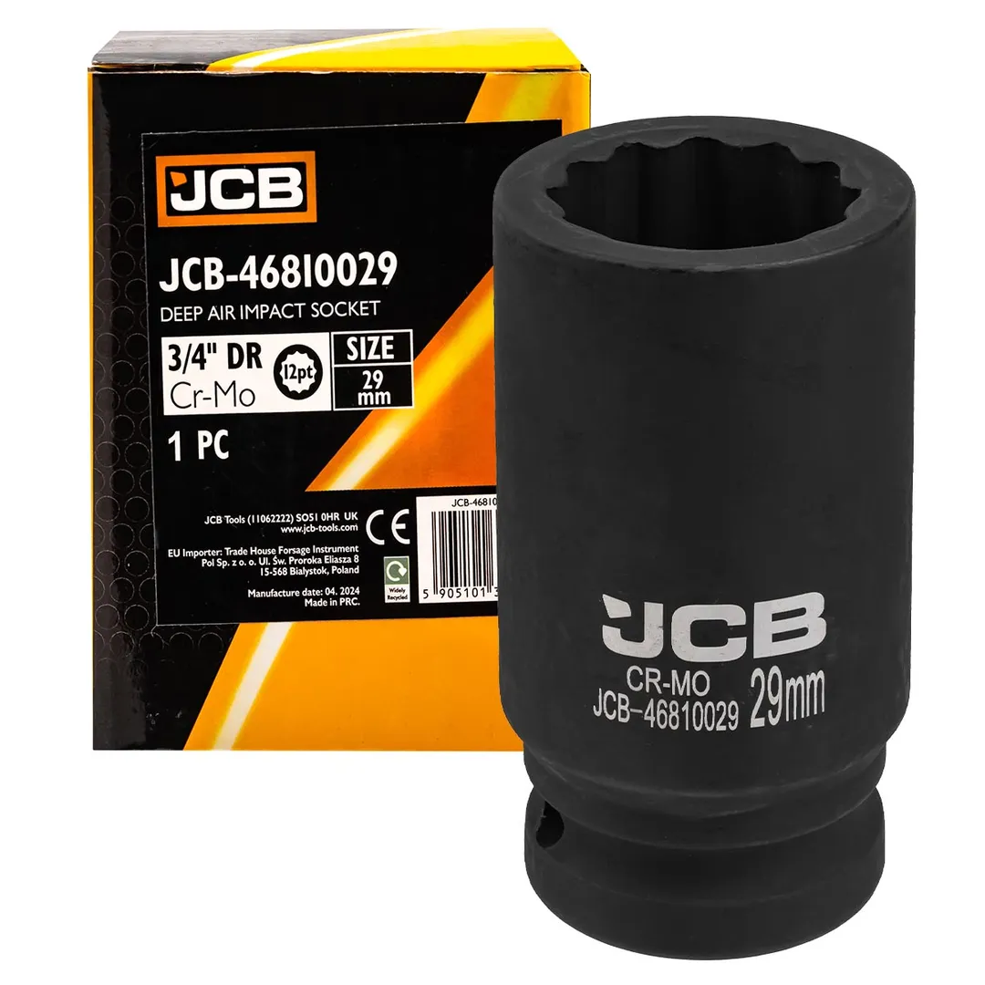 Головка ударная глубокая 29мм (12гр.), 3/4»