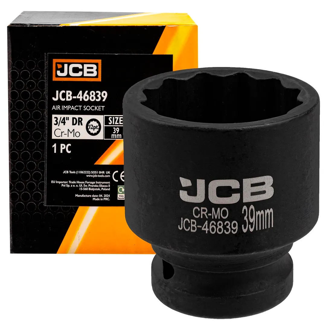 Головка ударная 39мм (12гр.), 3/4»