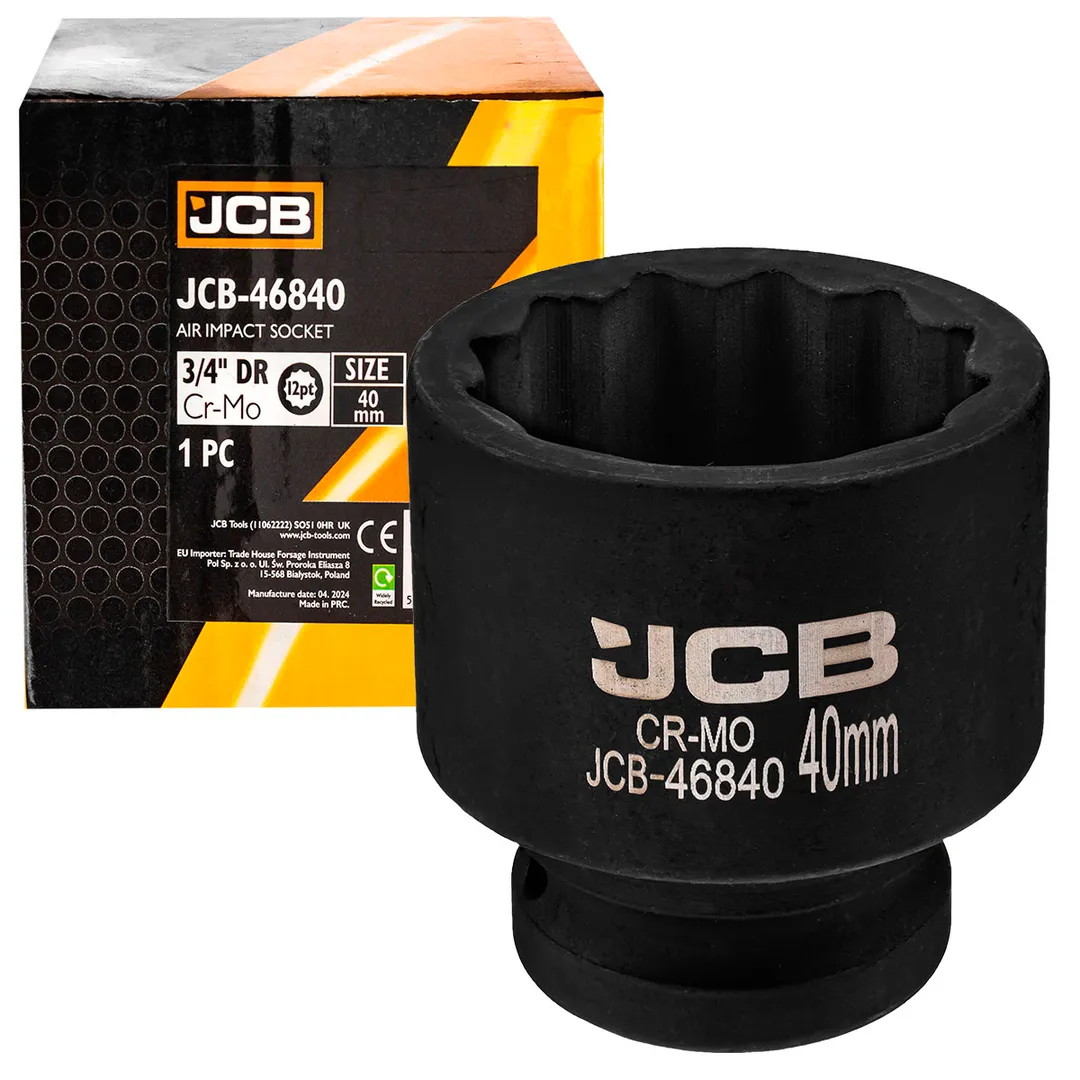 Головка ударная 40мм (12гр.), 3/4»