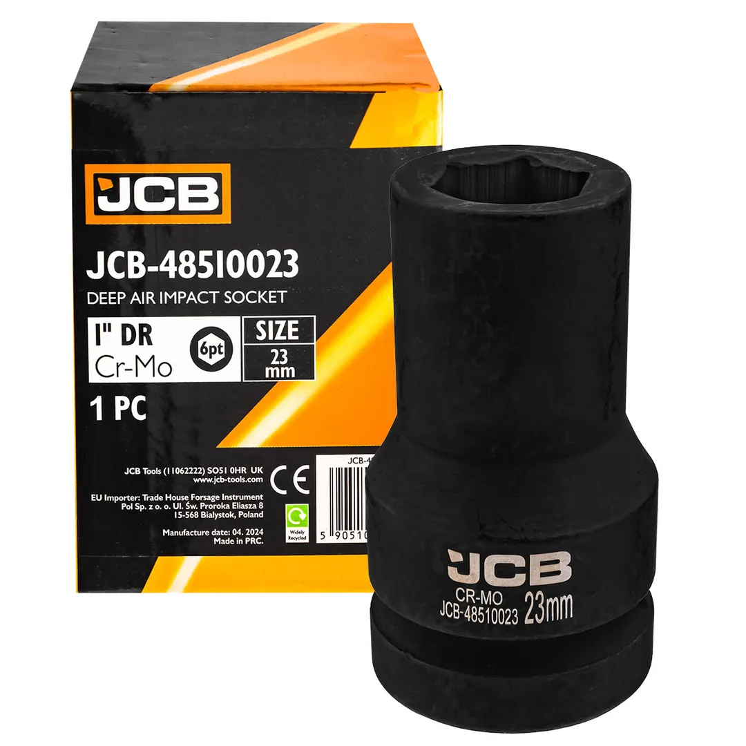 Головка ударная глубокая 23мм (6гр.), 1»