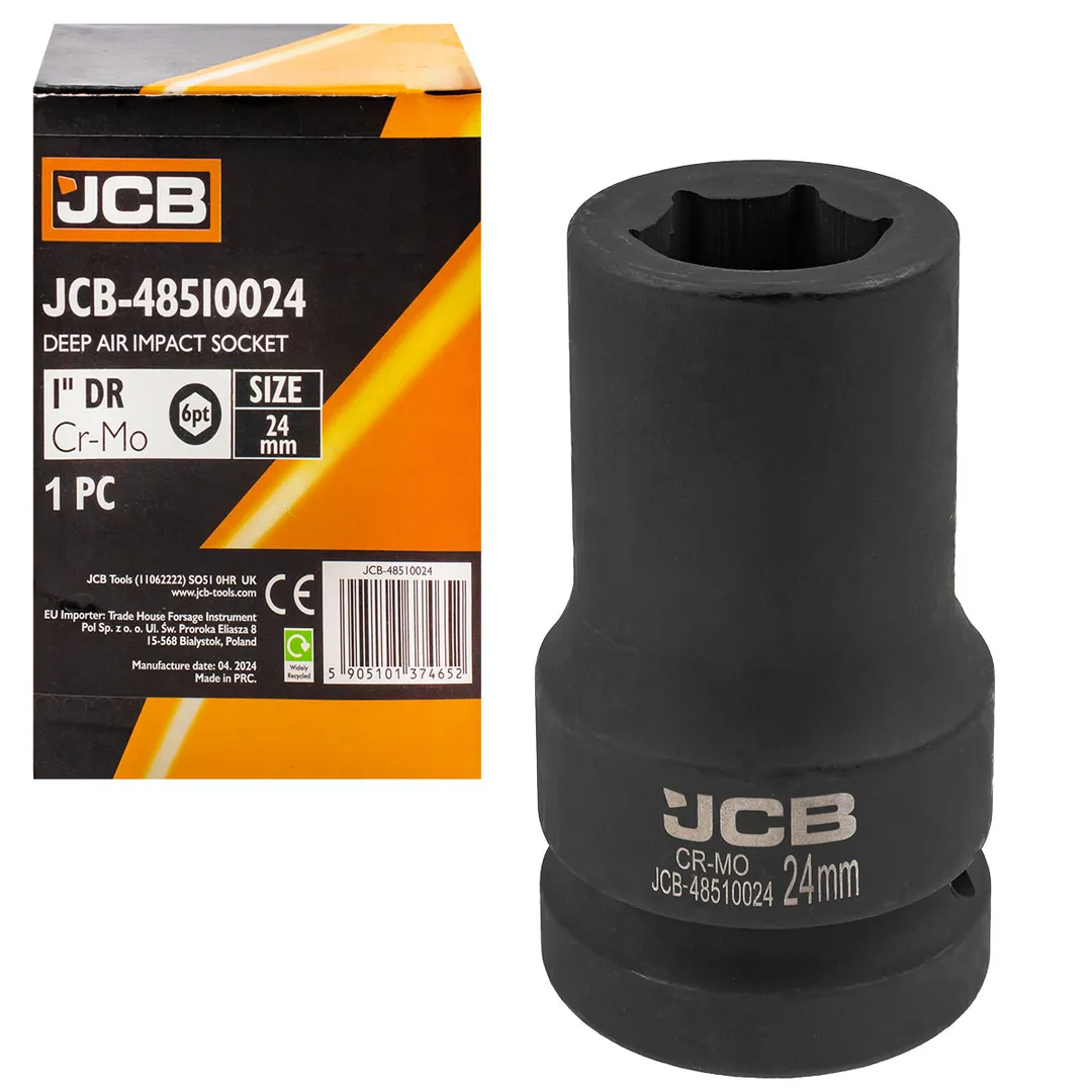 Головка ударная глубокая 24мм (6гр.), 1»