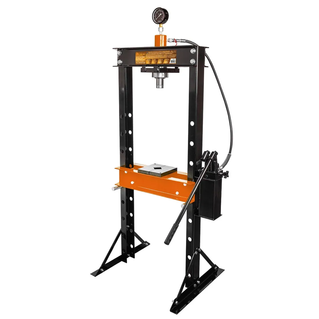 Пресс гидравлический напольный 30т с пневмоприводом (рабочая высота: 0-970мм, рабочая ширина: 870мм, ход штока: 150мм)