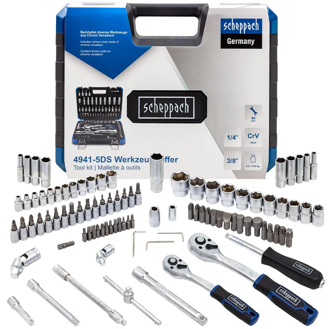 Набор инструментов 94 пр. 1/4», 3/8»(6гр.) (4-22мм)