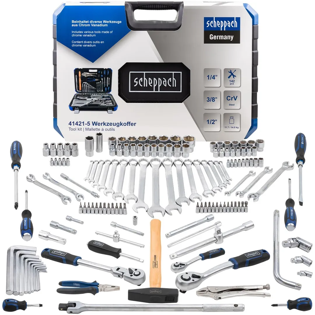 Набор инструментов 142пр. 1/4»3/8»1/2»