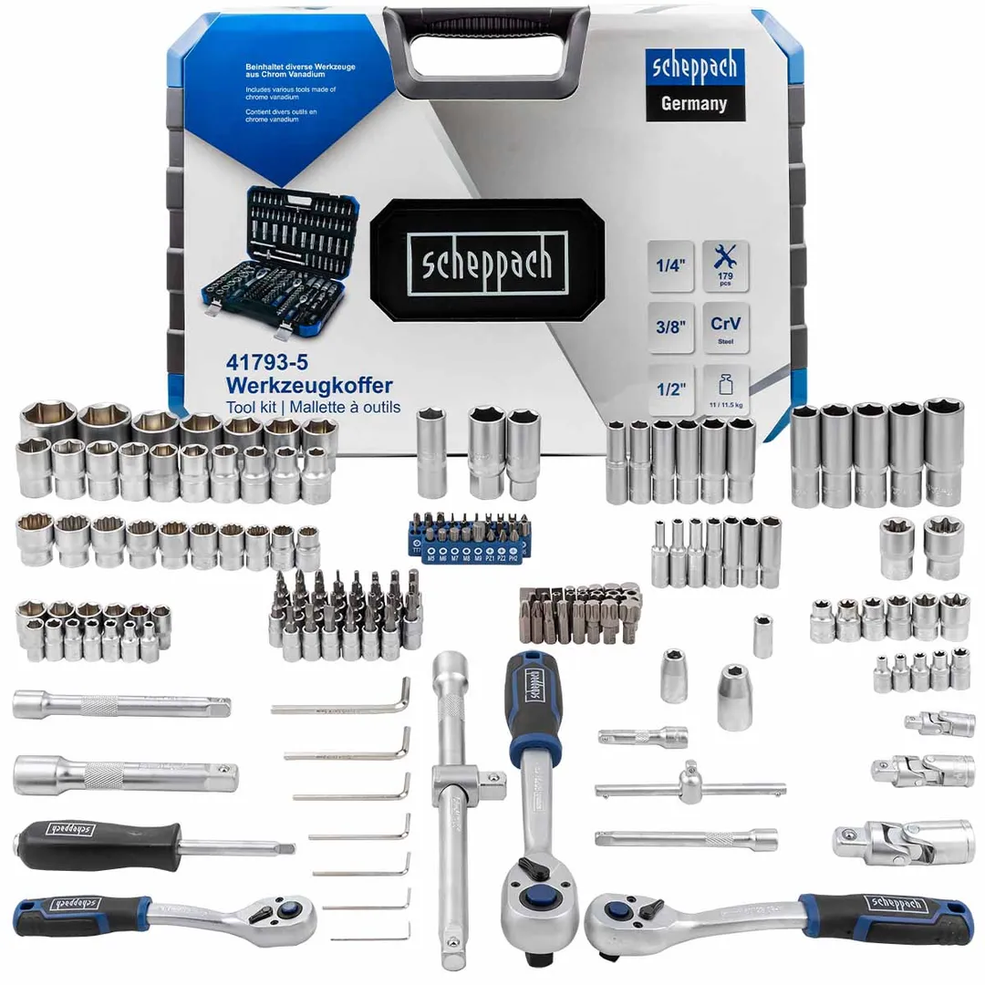 Набор инструментов 179пр. 1/4»3/8»1/2»