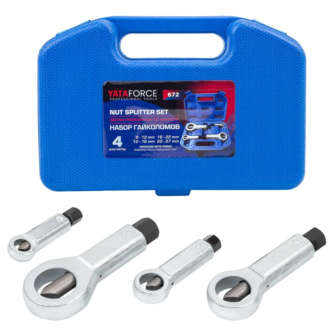 Съемник сайлентблоков и подшипников с комплектом оправок, набор 21пр.