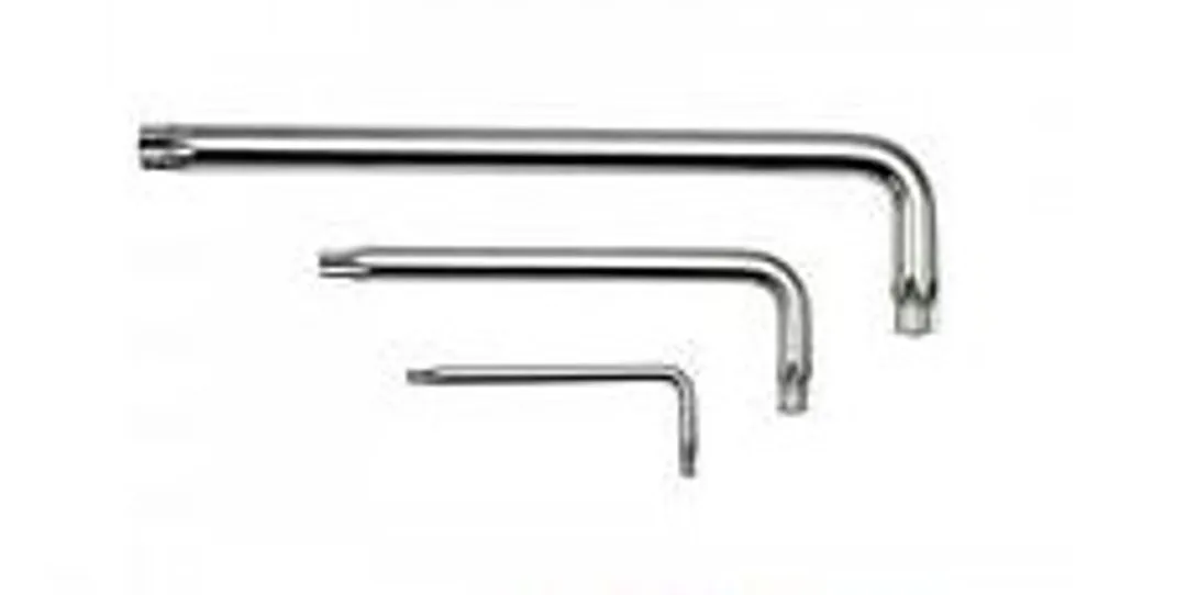 Ключ Г-образный TORX T25H с отверстием