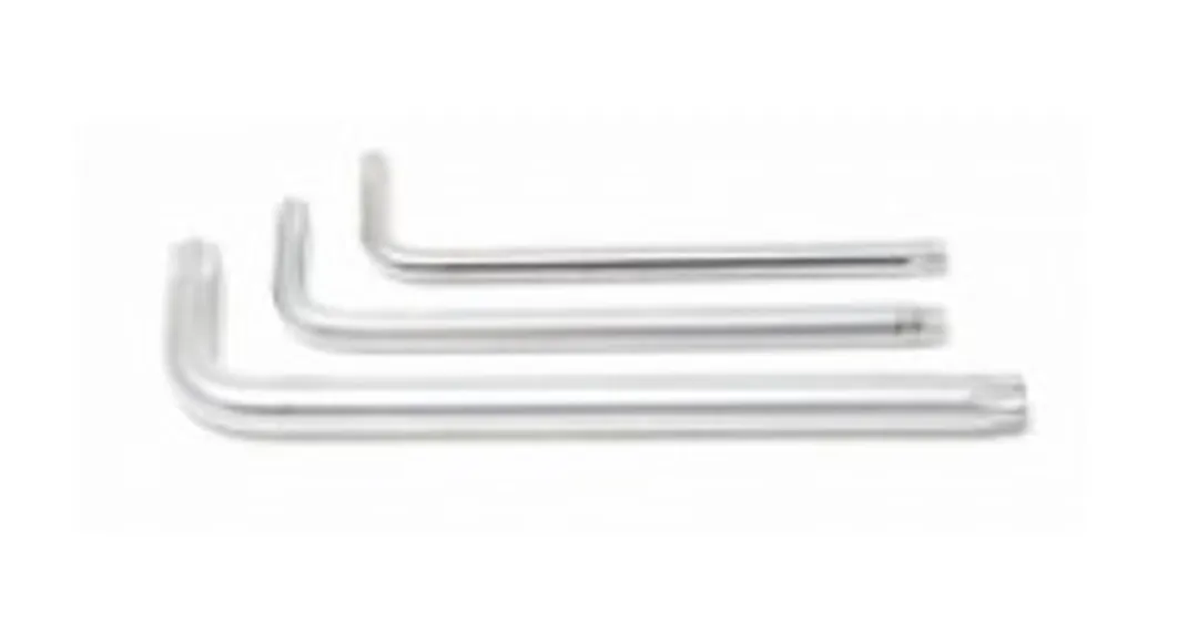 Ключ Г-образный TORX экстра длинный T27H с отверстием
