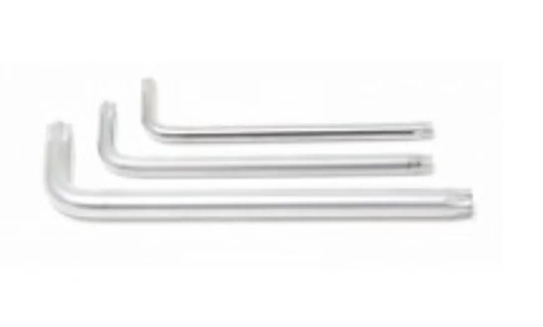 Ключ Г-образный TORX экстра длинный T50H с отверстием