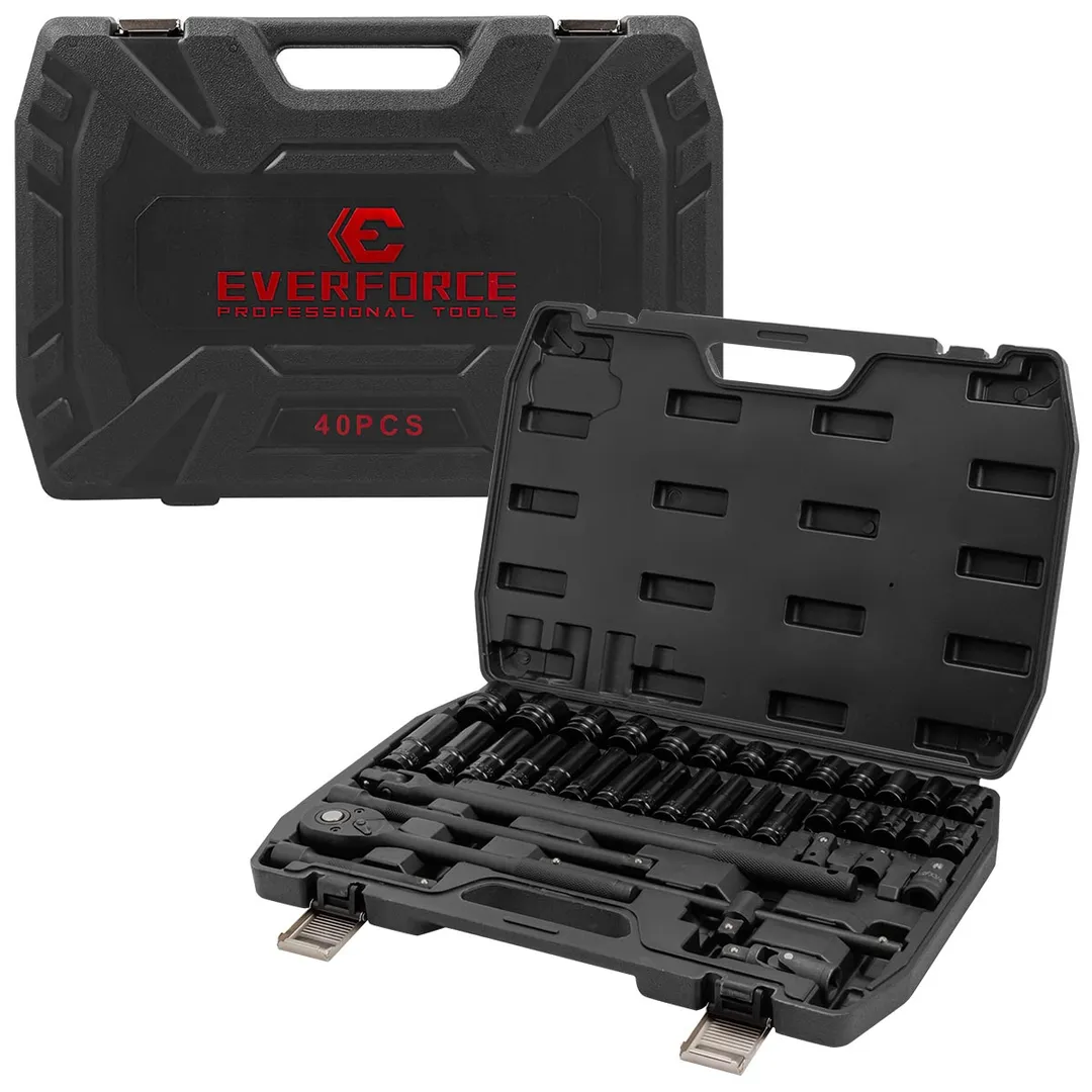 Набор инструментов 40пр. 1/2»(6гр)(8-32мм)