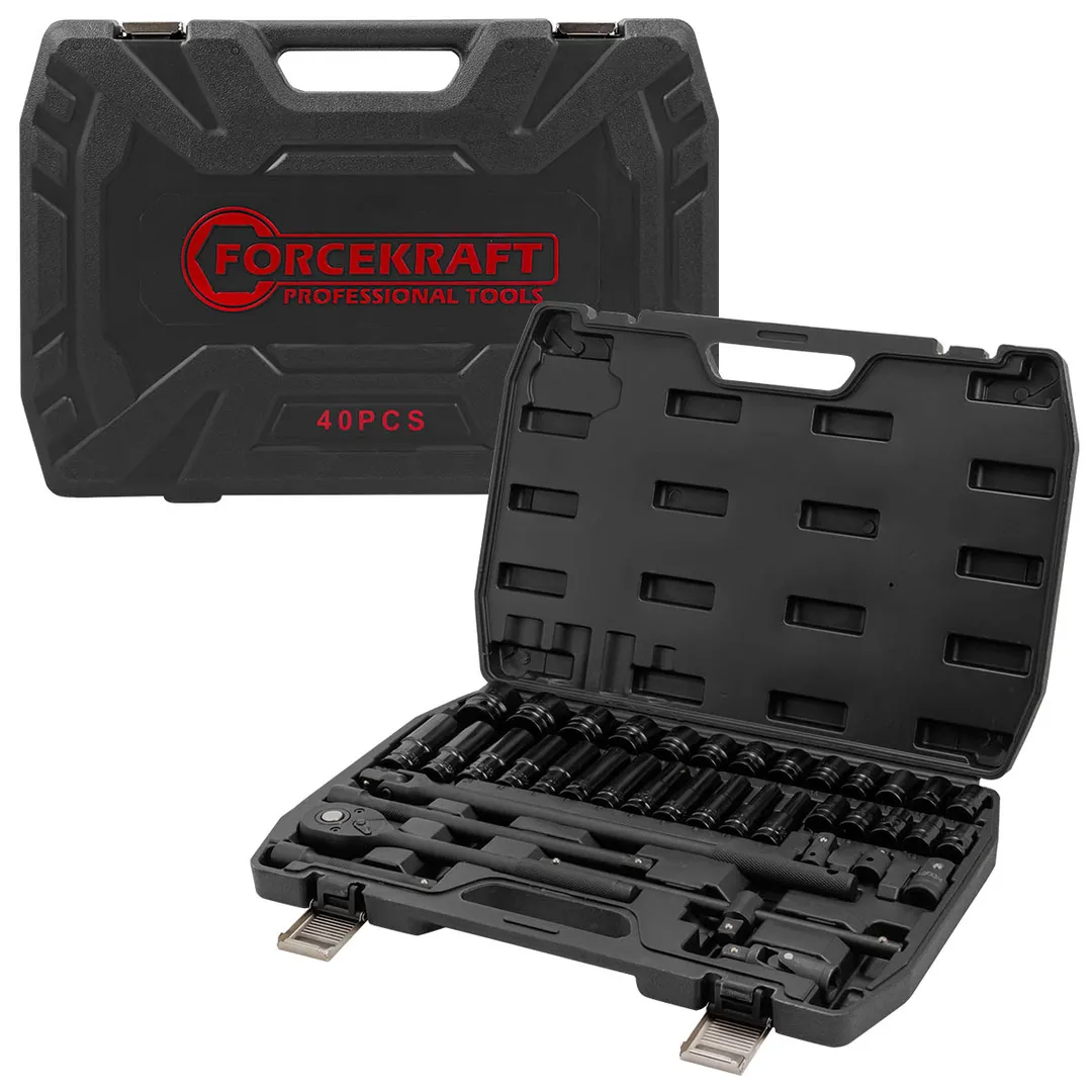 Набор инструментов 40пр. 1/2»(6гр)(8-32мм)