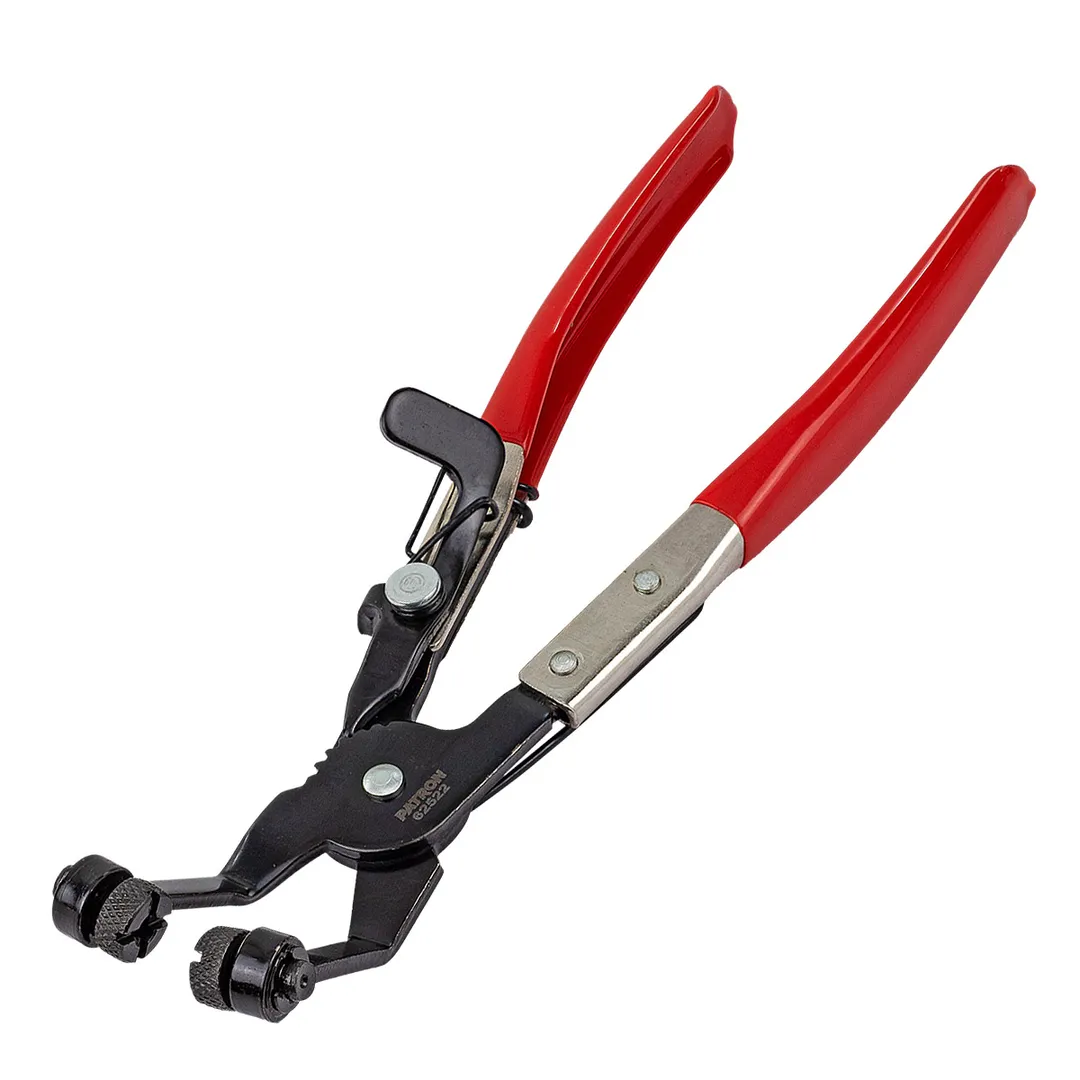 Клещи для снятия хомутов систем охлаждения изогнутые 45грд.,в блистере