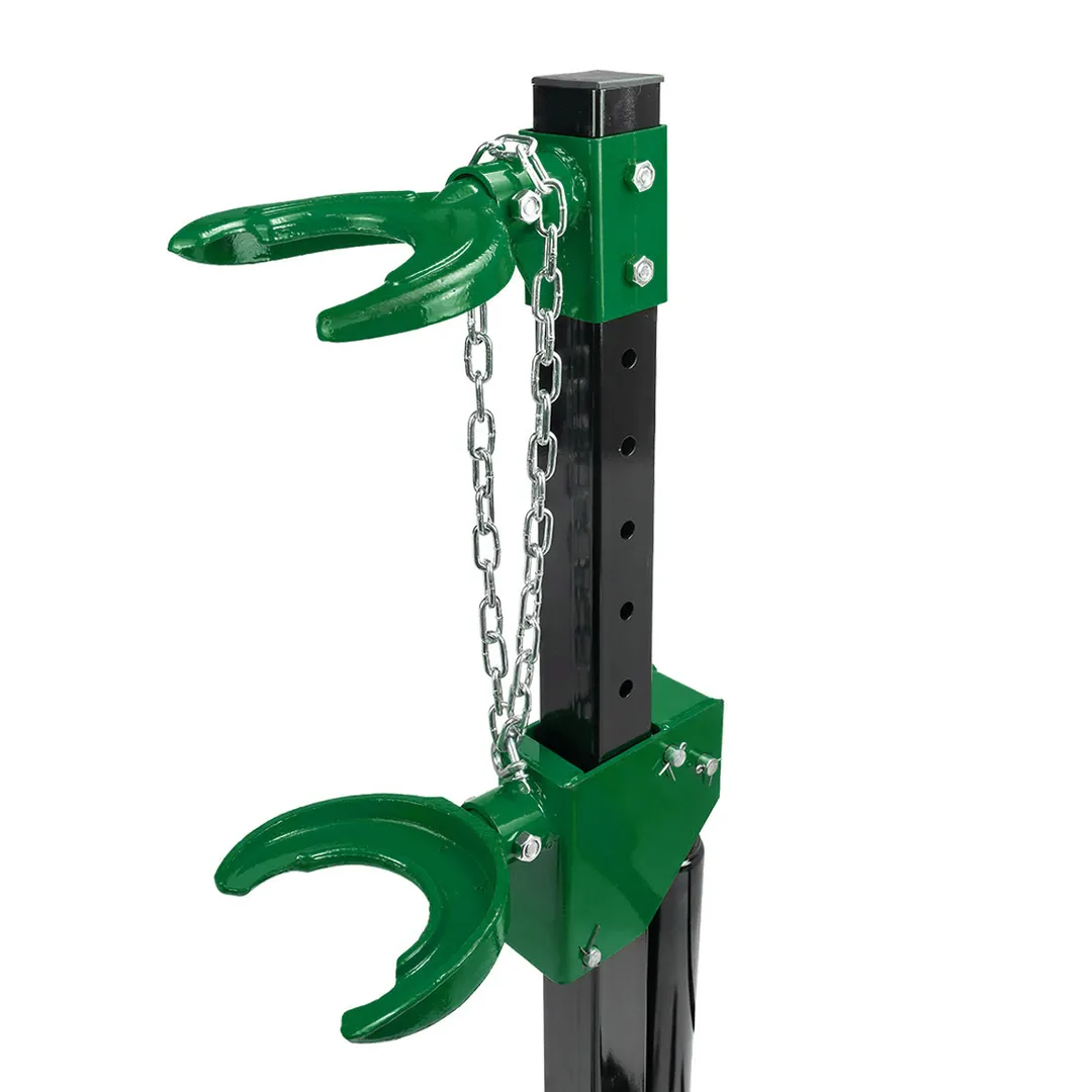 Стяжка пружин гидравлическая напольная 1т с двумя комплектами получаш (ход штока 320мм, диаметр штока 28мм, max длина пружины 500мм)