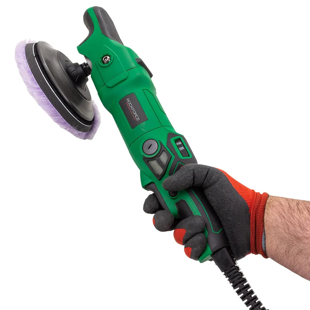 Машина полировальная электрическая (230V, 1200W, 500-2500об/мин, диаметр круга — 150мм)