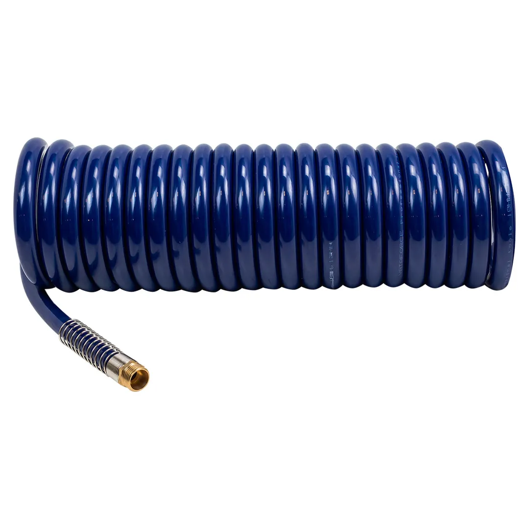 Шланг витой полиуретановый 12мм х 18мм х 10м с резьбовыми наконечниками 1/2»