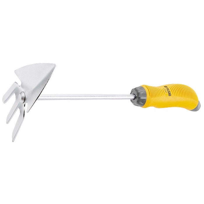 Мотыжка комб, профиль «лепесток» и 3 — зубая, молибденовое покрытие, 2 — комп. Рукоятка, Luxe, Palisad