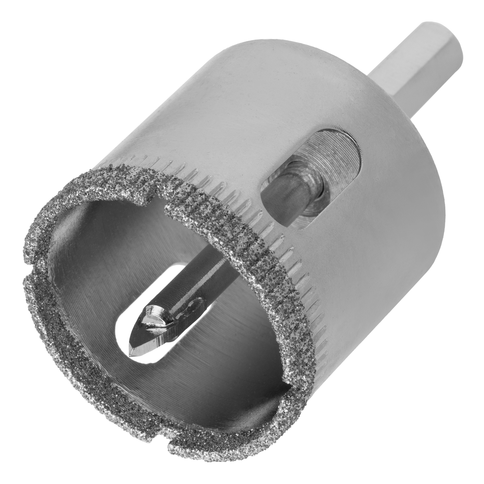 Сверло по керамической плитке и стеклу, 32 х 55 мм, шестигранный хвостовик, с центрующим сверлом Сибртех