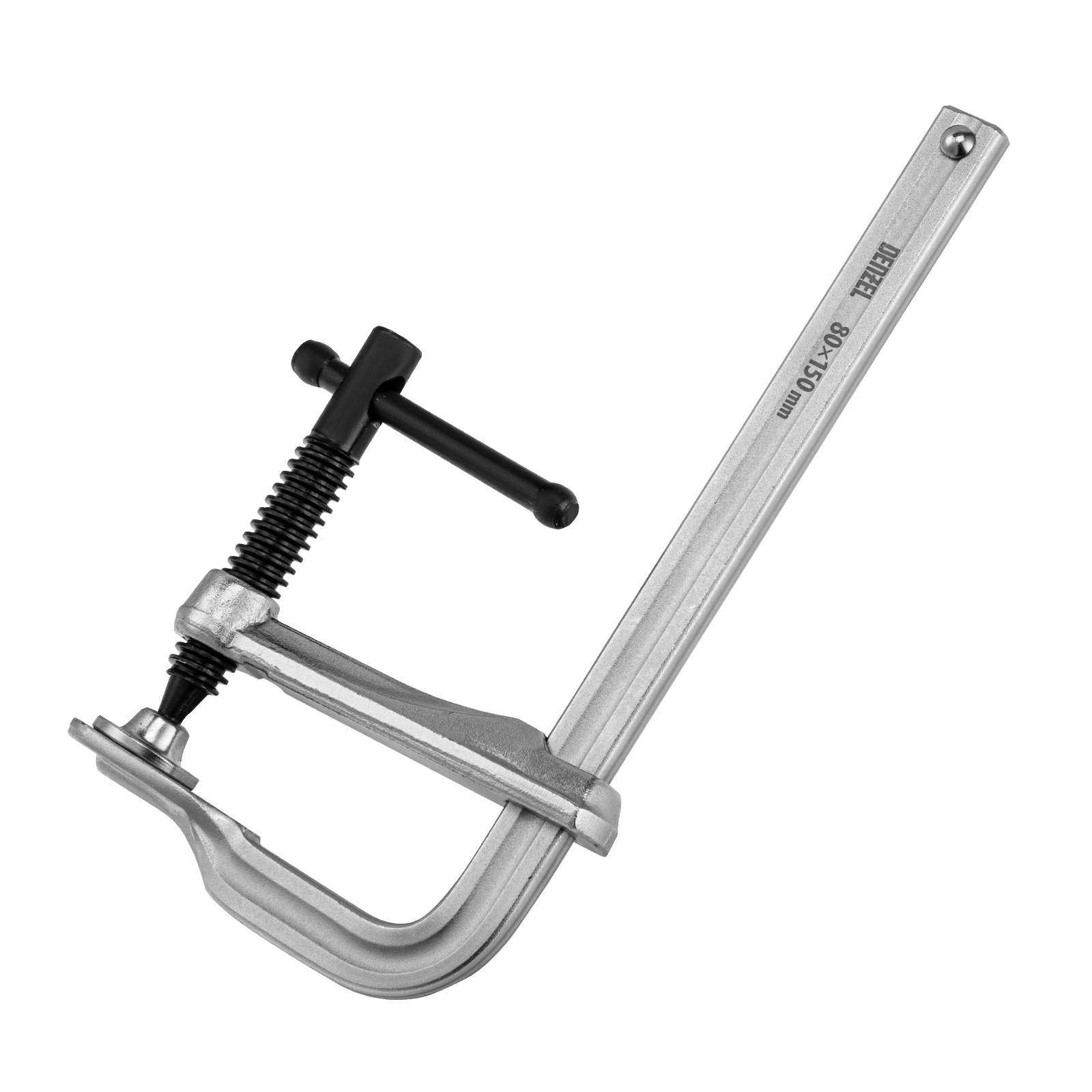 Струбцина F-образная, 80×150мм, кованая Denzel