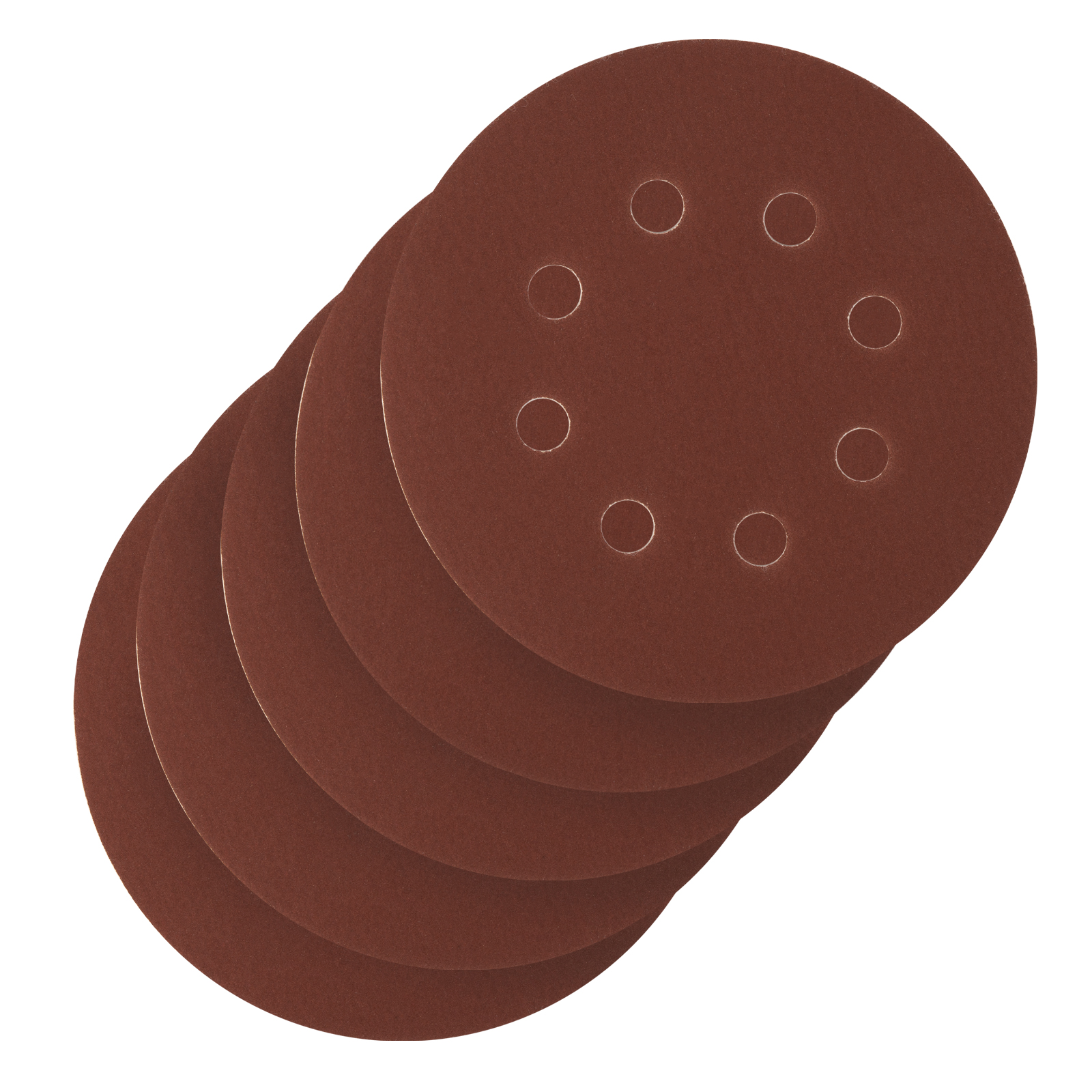 Круг абразивный на ворсовой подложке под «липучку», перфорированный, P 400, 125 мм, 5 шт Сибртех